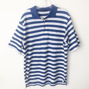 Polo GOLF Ralph Lauren striped shirt A VGC MEDIUM